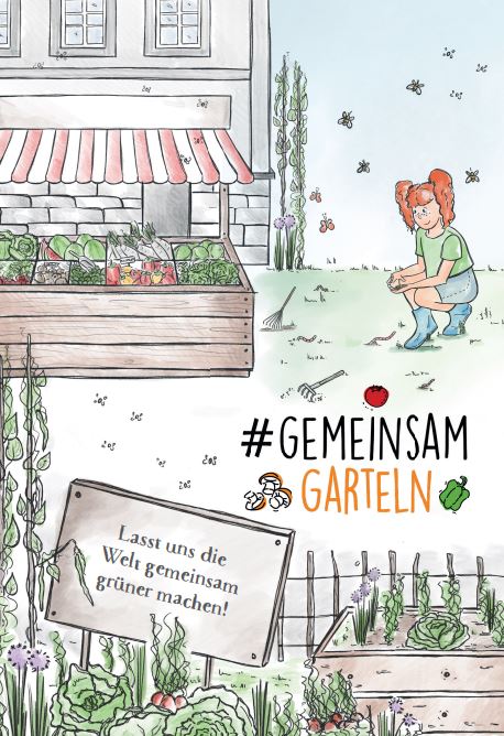 Gemeinsam Garteln Flyer Titelblatt