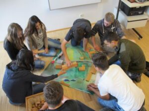 Schüler spielen
